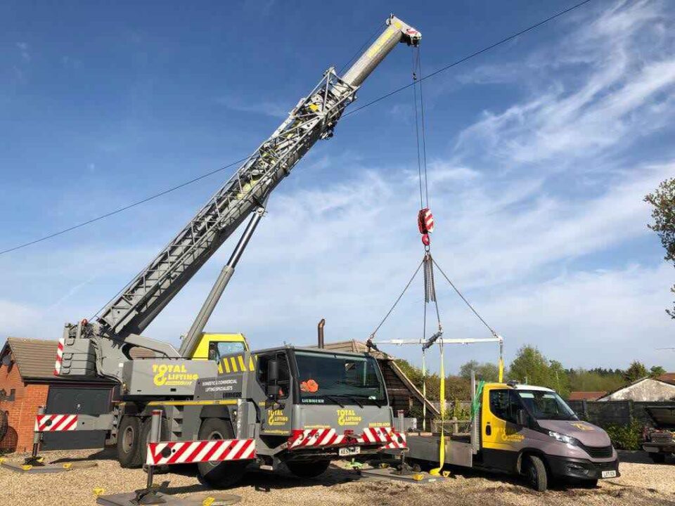 What Is Steel Beam Lifting? A Homeowner’s Guide to Structural Crane Lifts